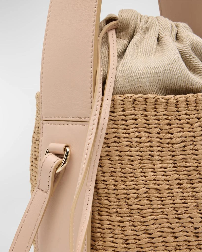 Chloé x Mifuko Woody Small Bucket Bag in Paper and Leather 5
