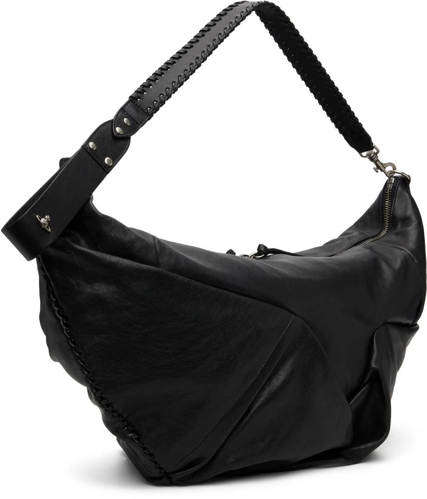 Vivienne Westwood Black Agnes Large Shoulder Bag 2