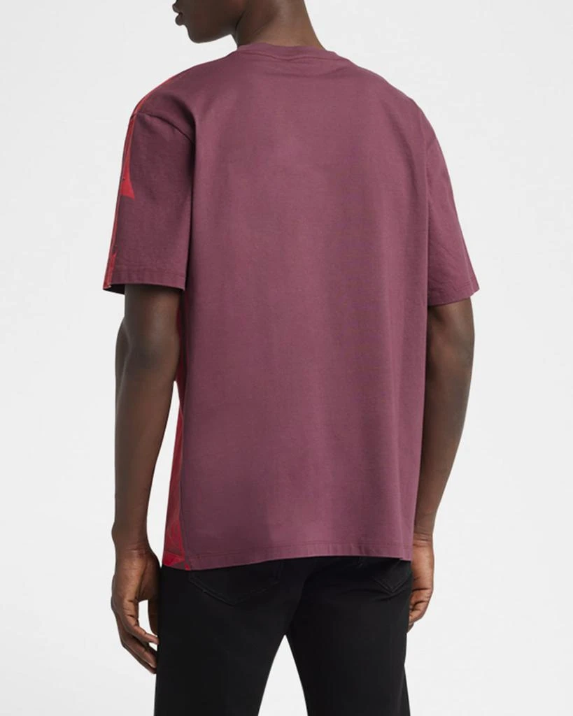 Alexander McQueen Men's Bleach-Out Inverted Skull T-Shirt 3