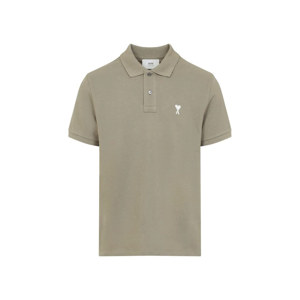 AMI Polo De Coeur Ecru Shirt 2