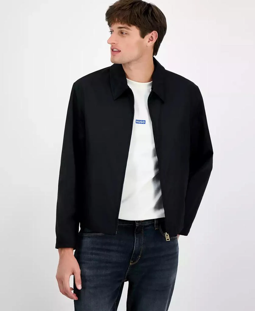 Hugo Boss Men
s Bapo Harrington Mid-Weight Regular Fit Wax Jacket