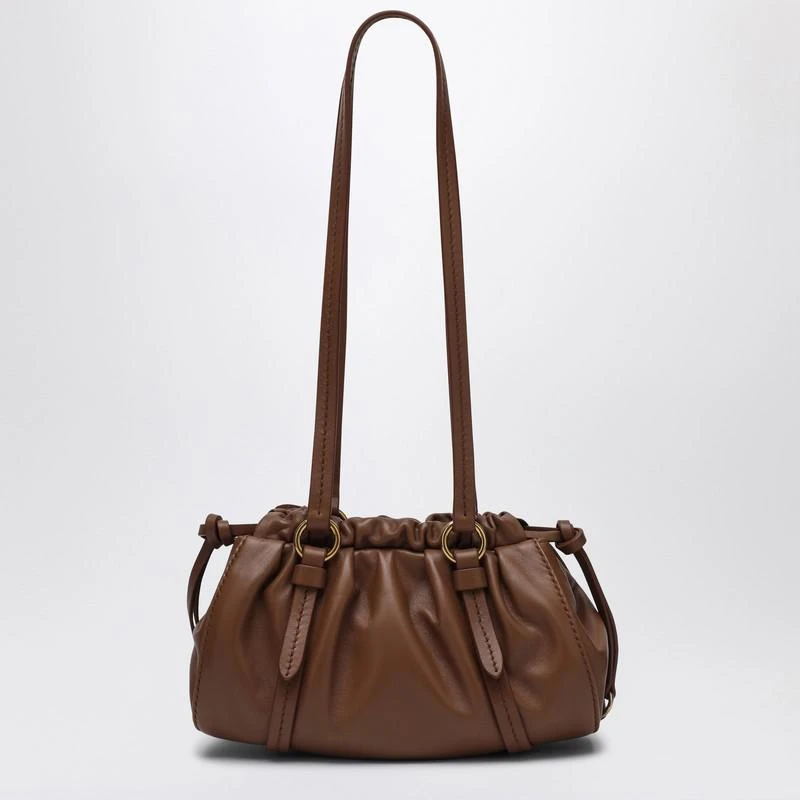 Miu Miu Mini Joie bag in cognac nappa leather 4