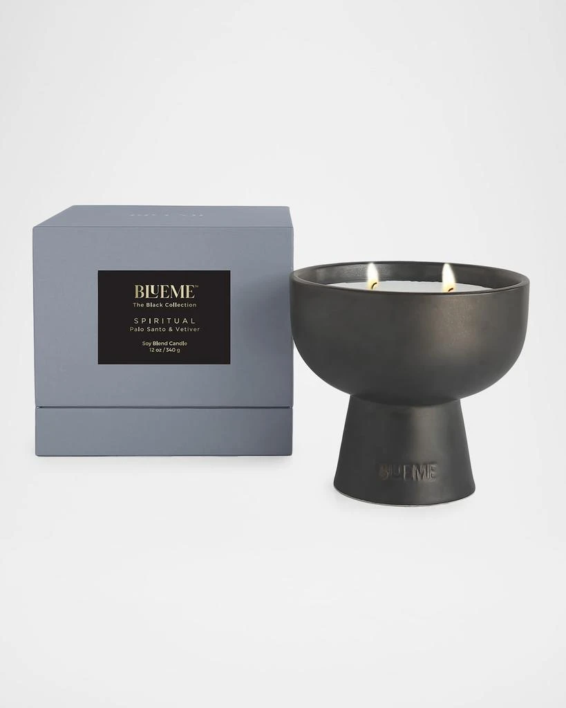 Blueme BLK Spiritual Medium Candle - Palo Santo 
Vetiver