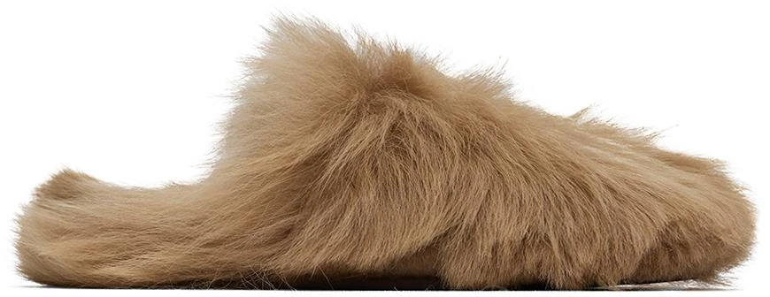 Yves Salomon Tan Toscana Lambskin Slippers 1