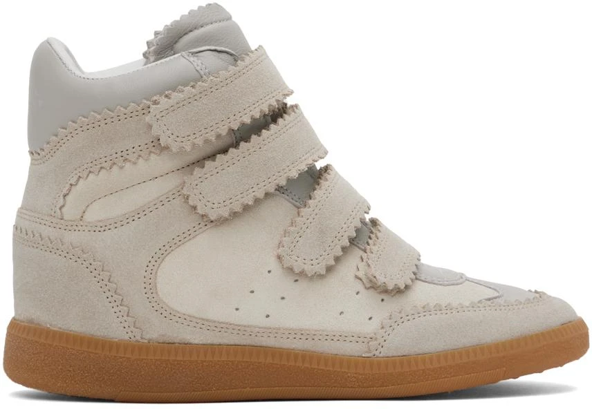 Isabel Marant Taupe Bilsy Sneakers 1