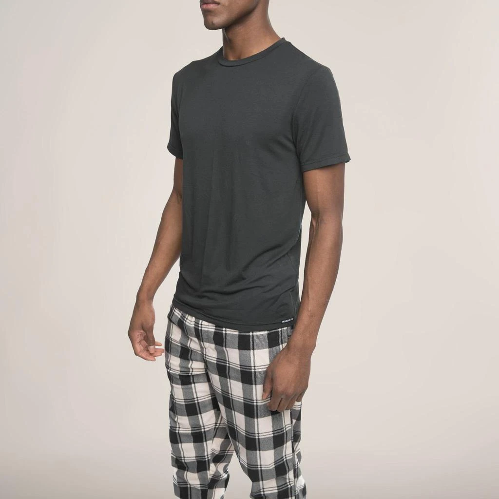 Members Only Short Sleeve Bamboo Rayon Sleep Shirt 2