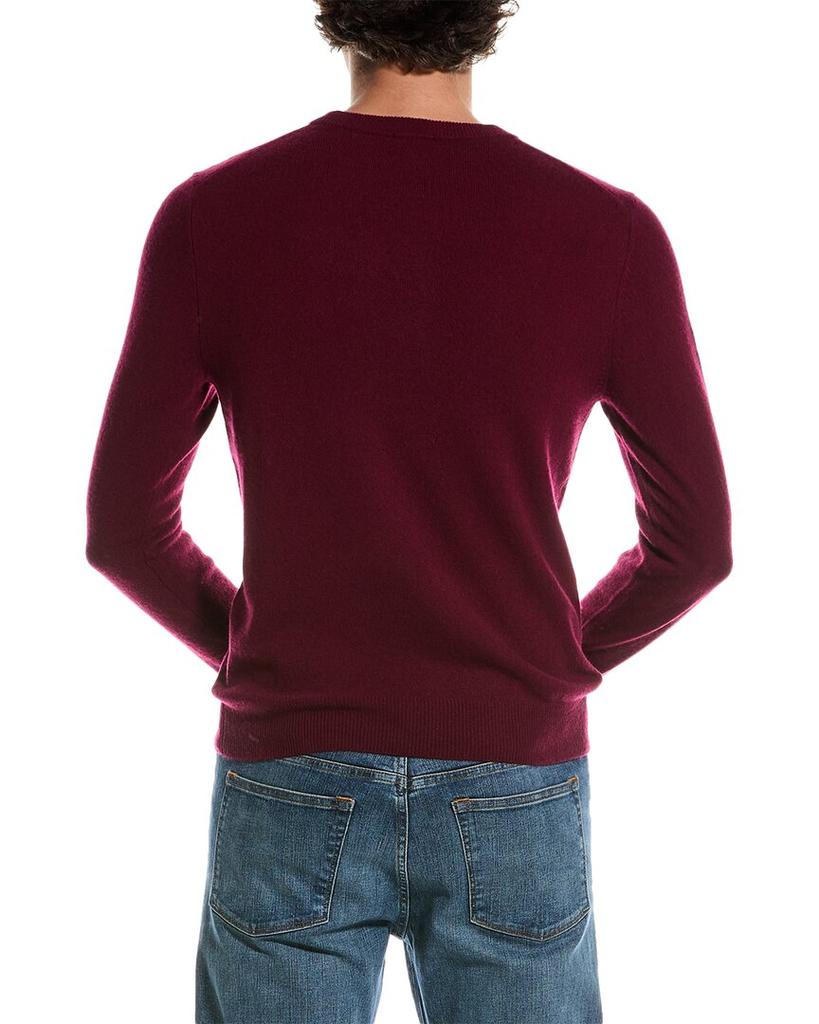 Qi Cashmere Solid Cashmere Crewneck Sweater
