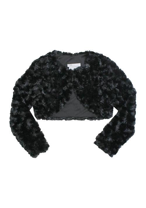 Bonnie Jean Jean Girls 4 6X Faux Fur Cardigan