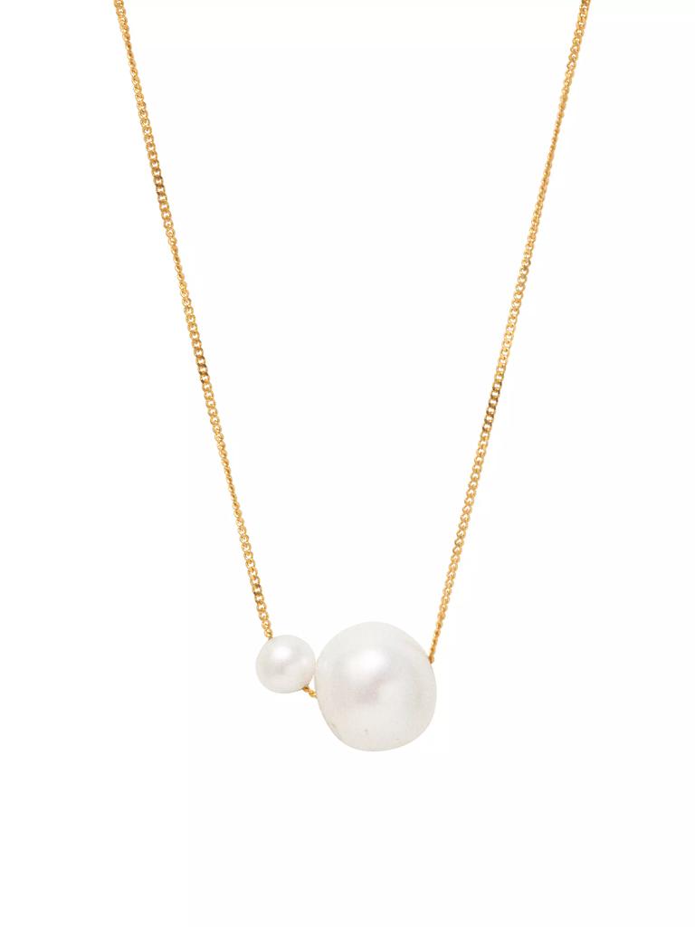 Completedworks One (Blank) Can Change The World 14K-Yellow-Gold Vermeil & Cultured Freshwater Pearl Necklace