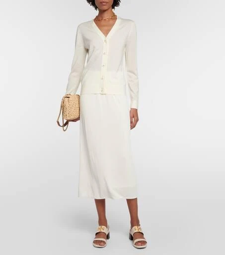 Tory Burch Simone wool and silk cardigan 2