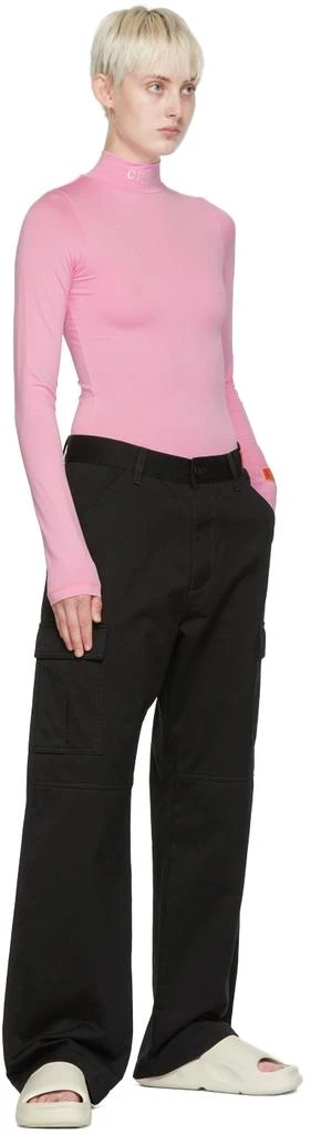 Heron Preston Pink Viscose Long-Sleeve T-Shirt 4