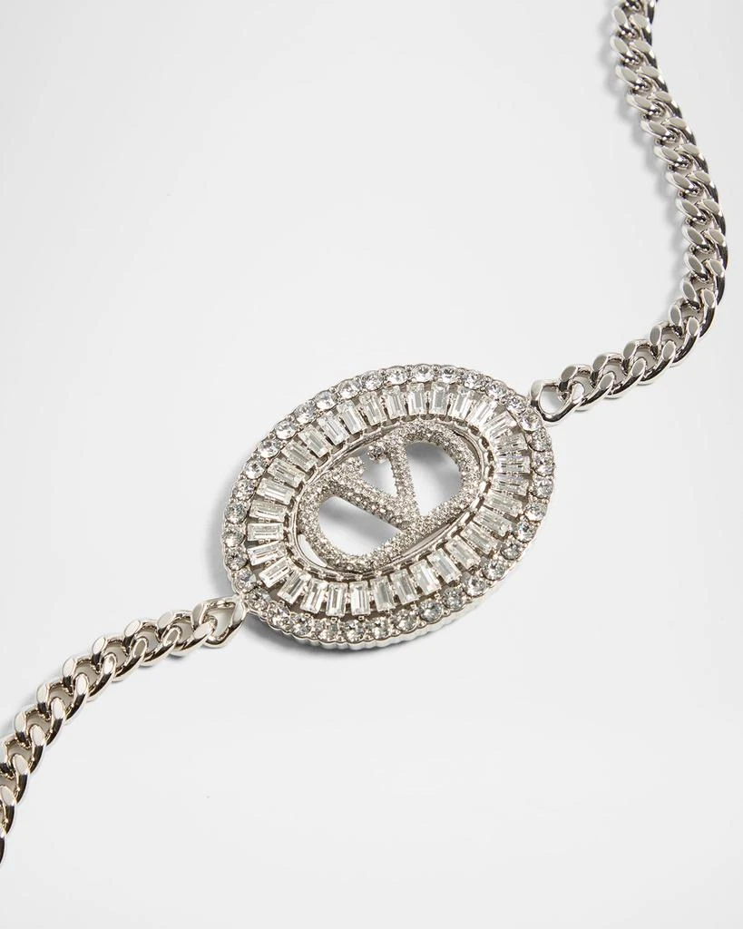 Valentino VLogo Signature Crystal-Embellished Chain Belt 2