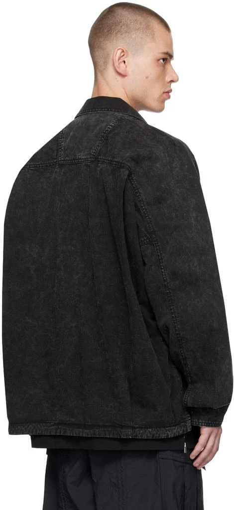 Juun.J Black Faded Denim Shirt 3