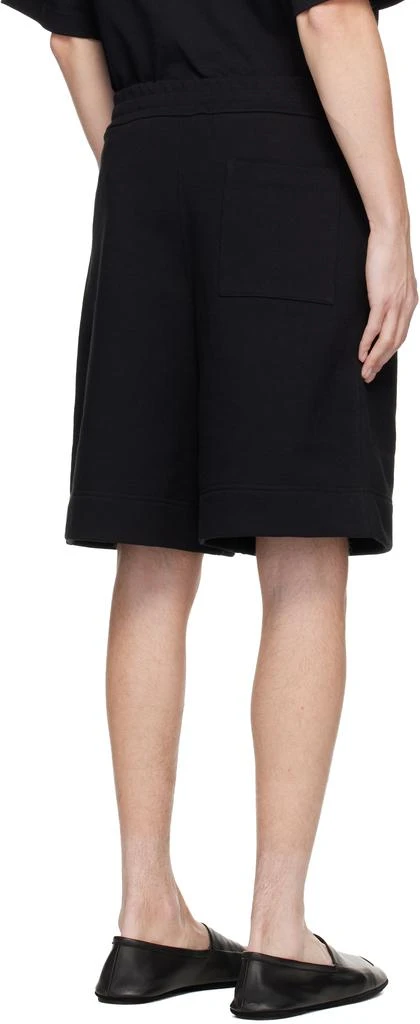Jil Sander Black Cotton Terry Shorts 3