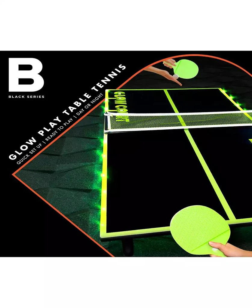 Black Series Glow-In-The-Dark 40" Table Tennis Set 2