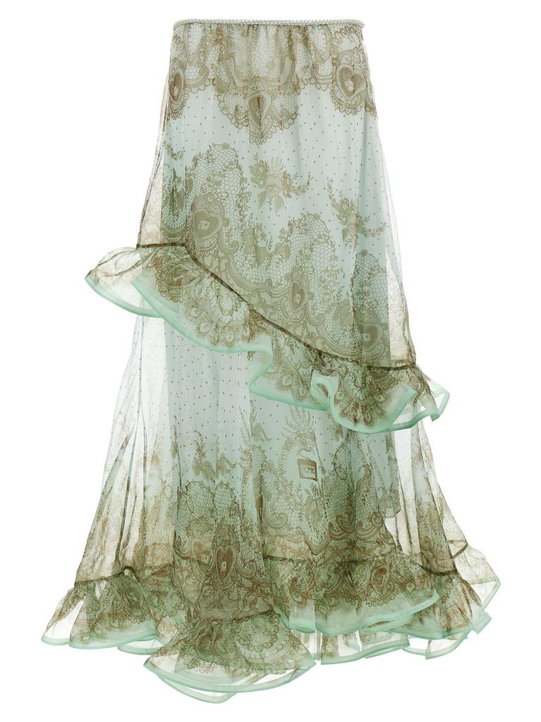 【関税込み】ZIMMERMANN 'Crush Flutter Maxi' skirt Zimmermann Zimmermann Crush Flutter Maxi Skirt - Dresses