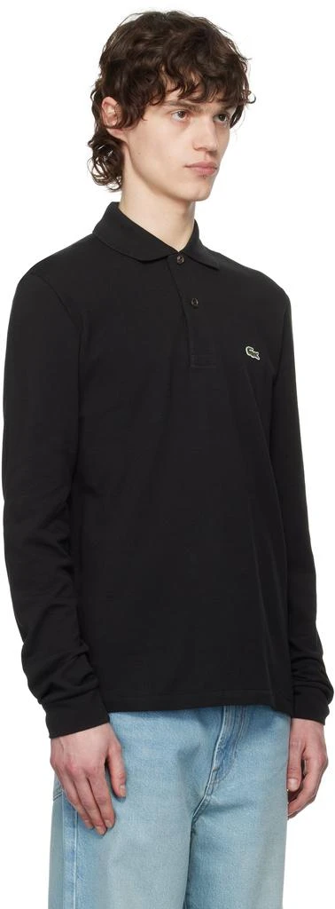 Lacoste Black Classic Fit Long Sleeve Polo 2