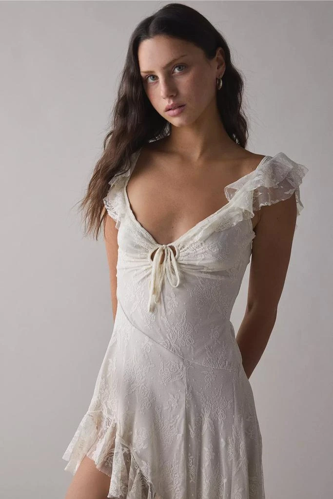 Urban Outfitters UO Hyacinth Lace Spliced Midi Dress 4