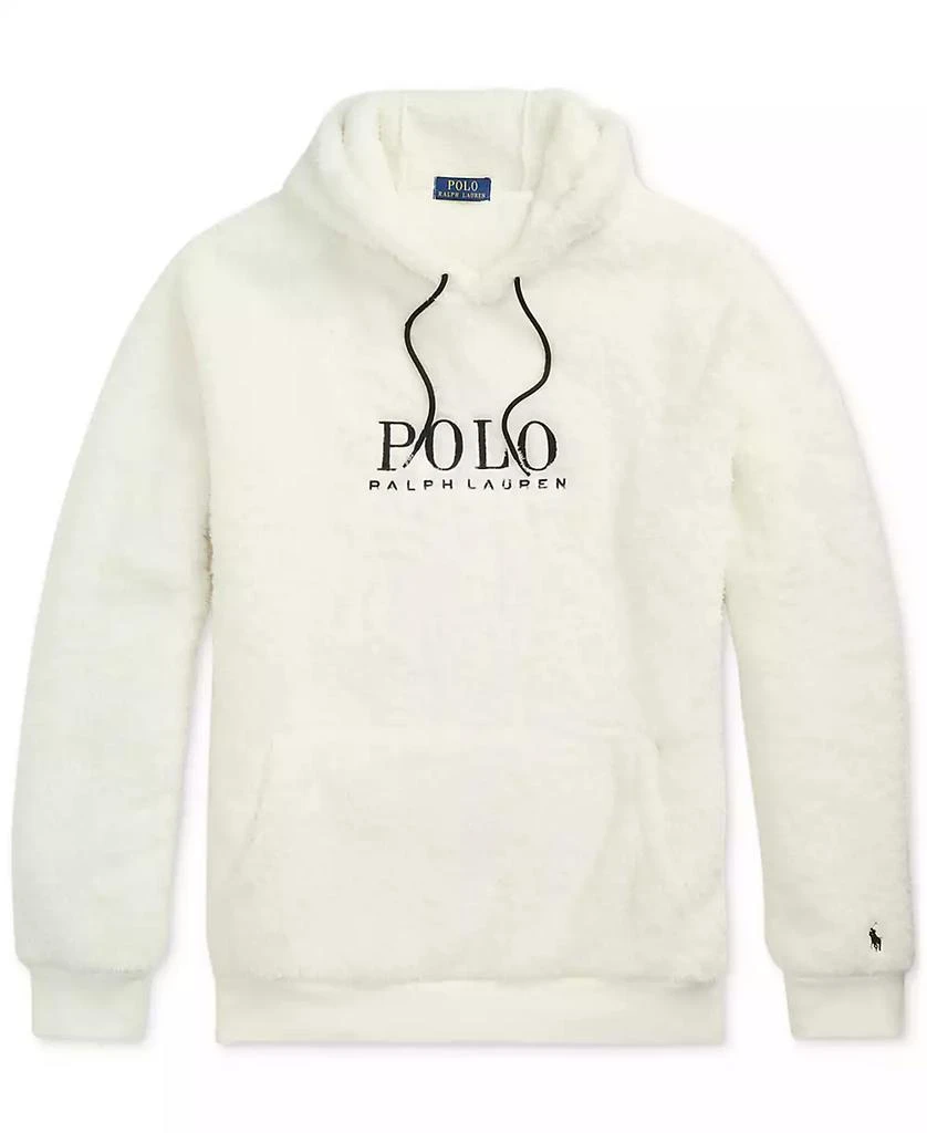 Ralph Lauren Men's Big & Tall Logo Pile Fleece Hoodie 5