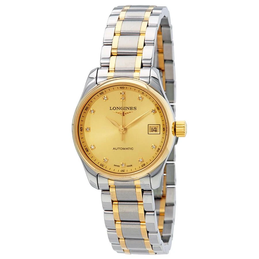 Longines Master Collection Automatic Gold Dial Ladies Watch L21285377 1