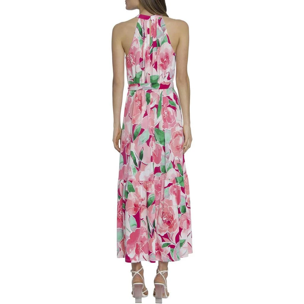Maggy London Womens Floral Print Polyester Halter Dress 2