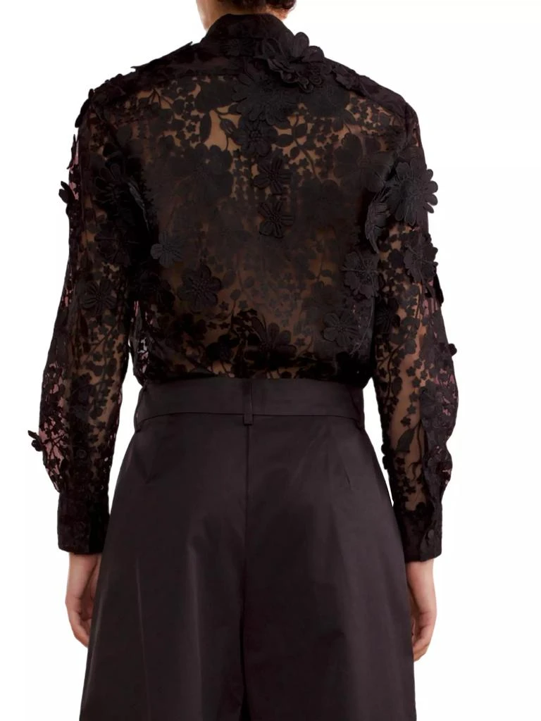 Cynthia Rowley Lace Button-Front Shirt 4
