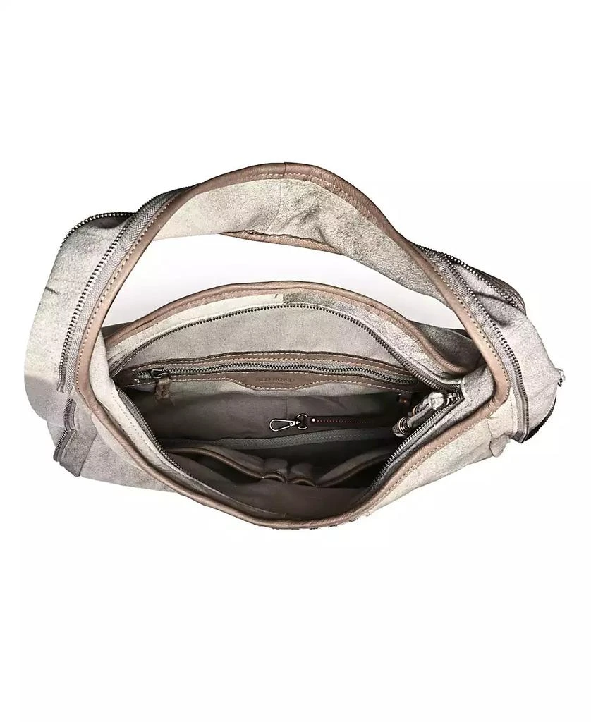 OLD TREND Women's Genuine Leather Dorado Expandable Hobo Bag 8