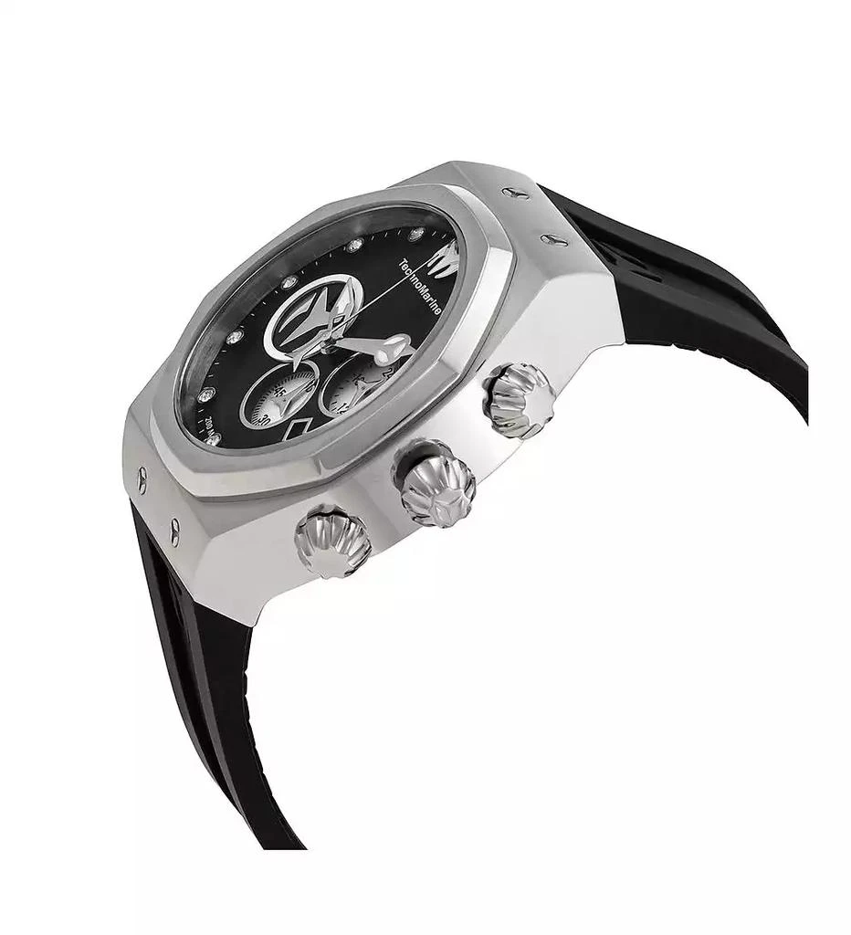 TechnoMarine Men's TM-520000 Reef Sun Quartz Chronograph Black, Silver Dial Watch 2