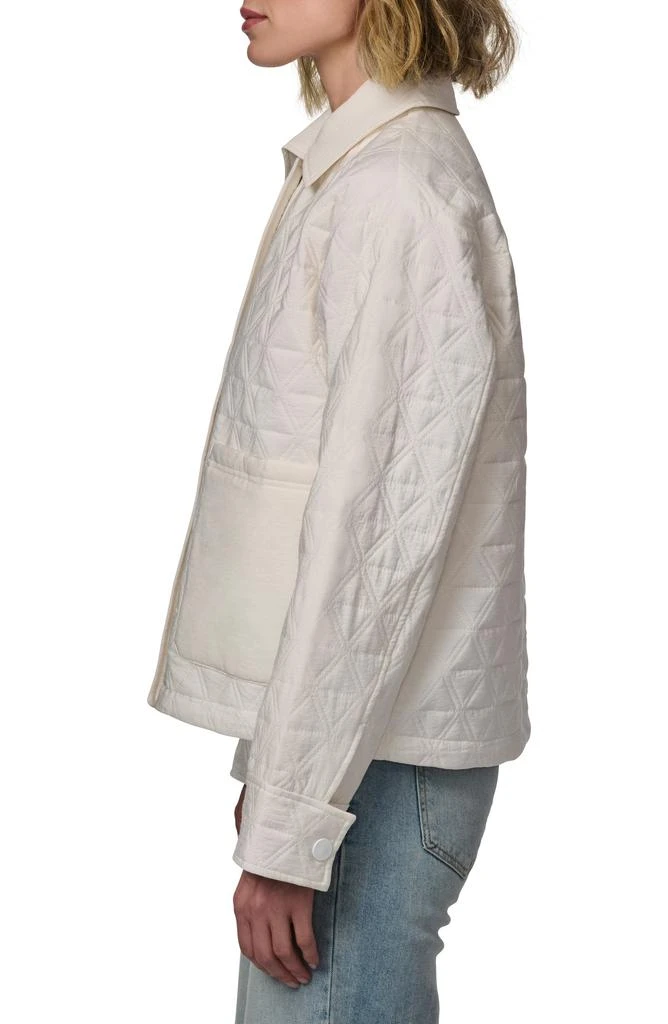 Bernardo Textured Quilted Snap-Up Jacket 3