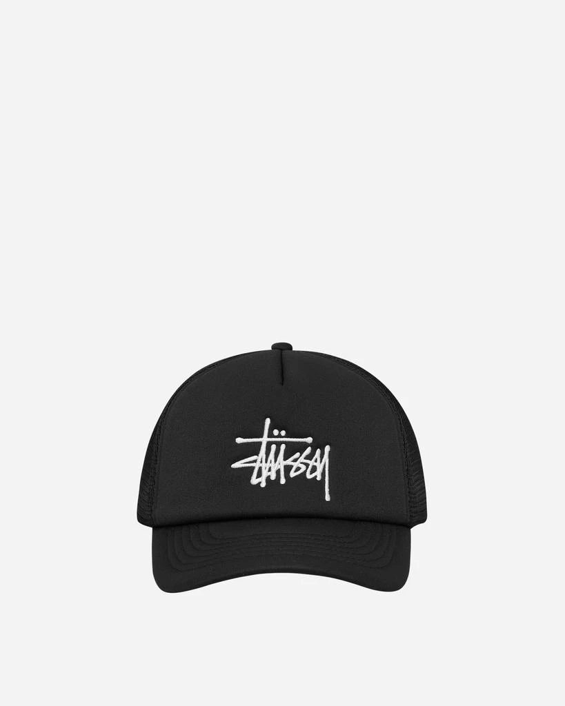 STUSSY Big Basic Trucker Cap Black 1