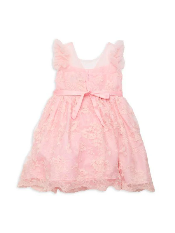 Badgley Mischka Little Girl's Ella Lace Dress 2