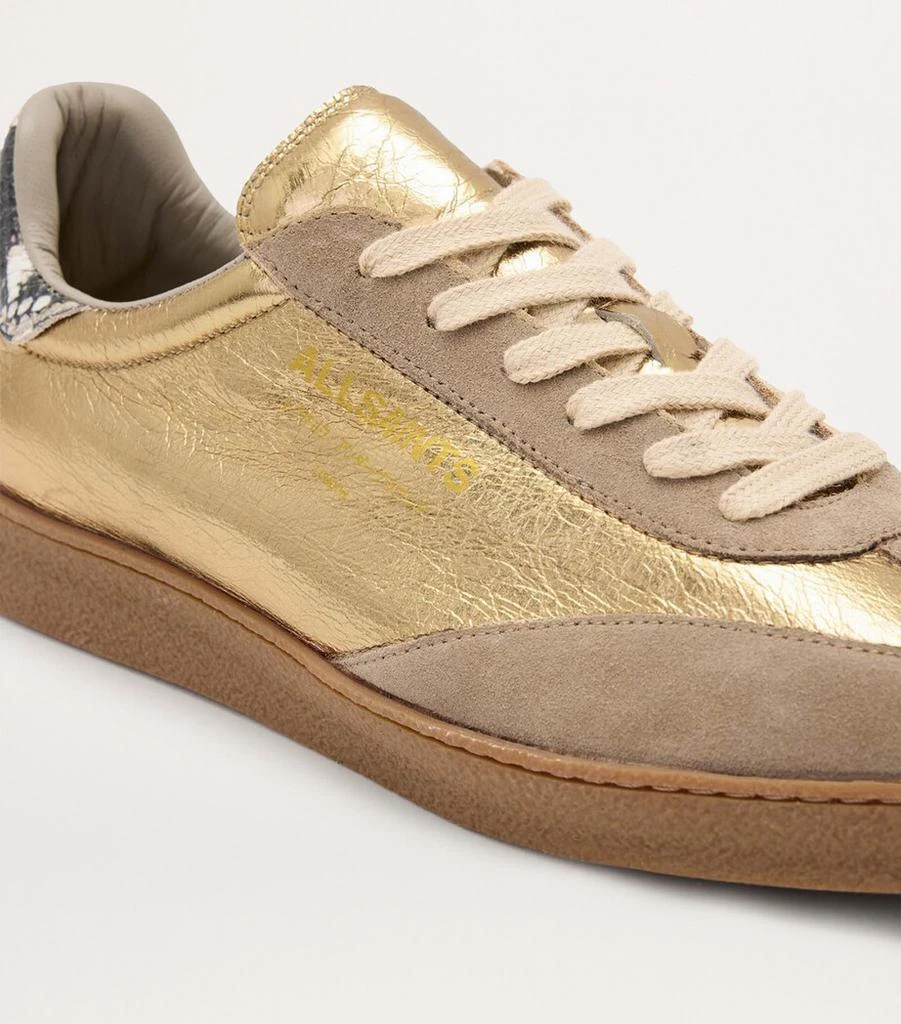 ALL SAINTS Metallic Leather Thelma Sneakers 4