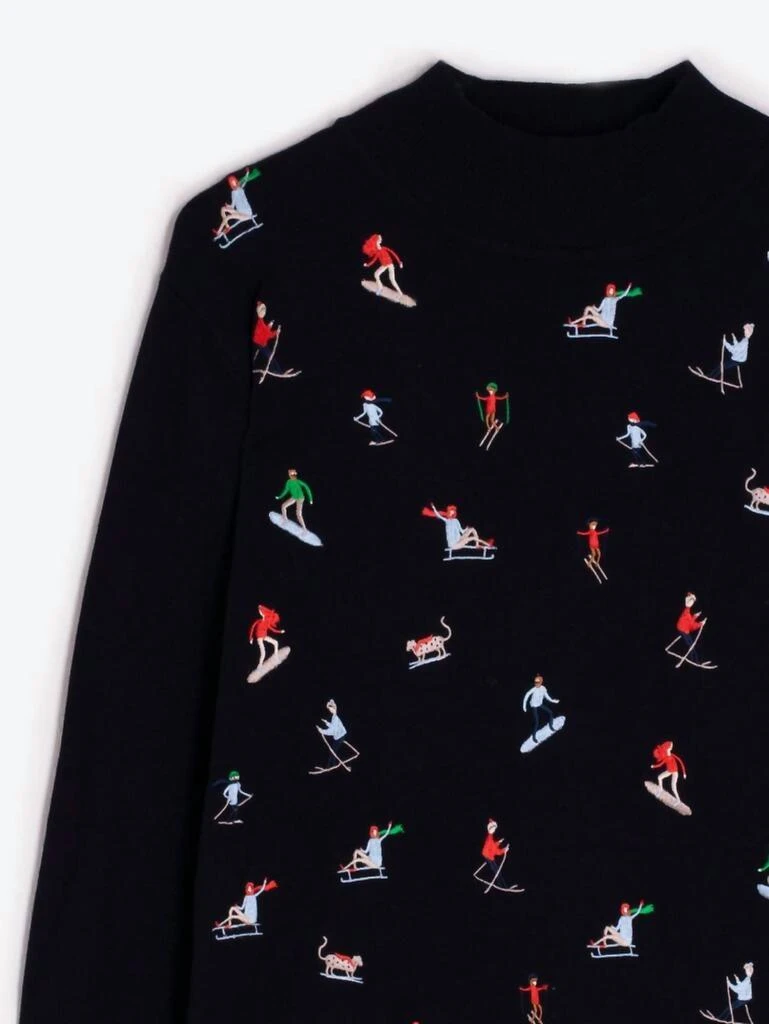 VILAGALLO Vilagallo - Skier Embroidered Sweater 3