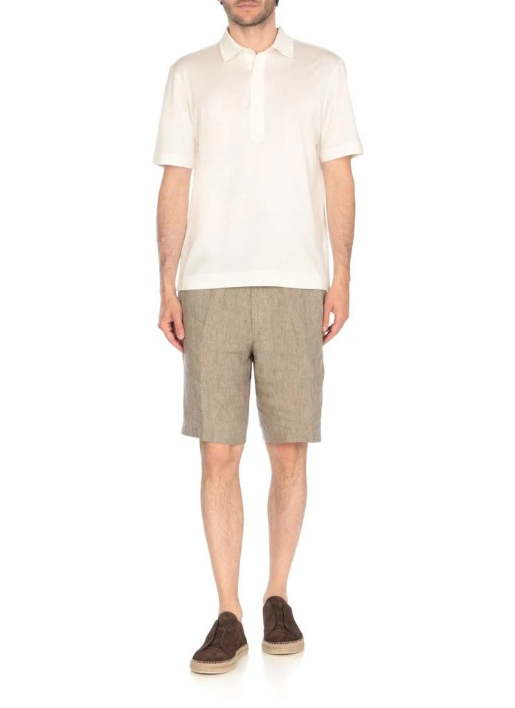 Zegna Brown Leather Espadrilles 2