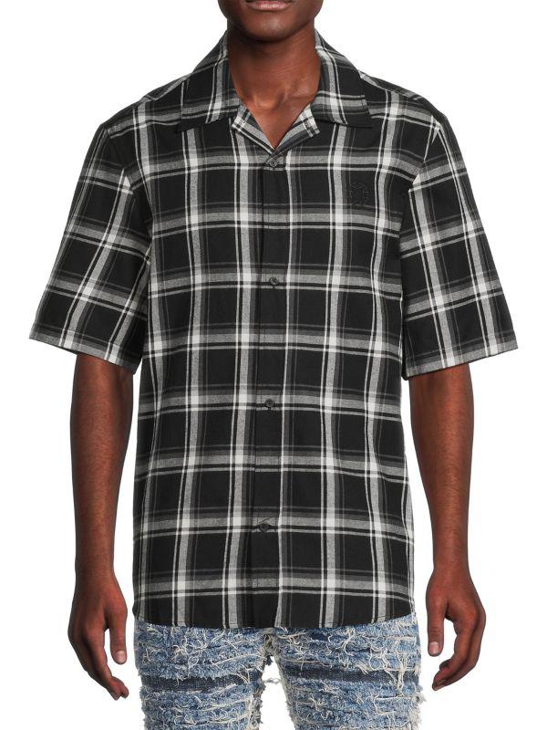 1017 ALYX 9SM Plaid Cotton Camp Shirt