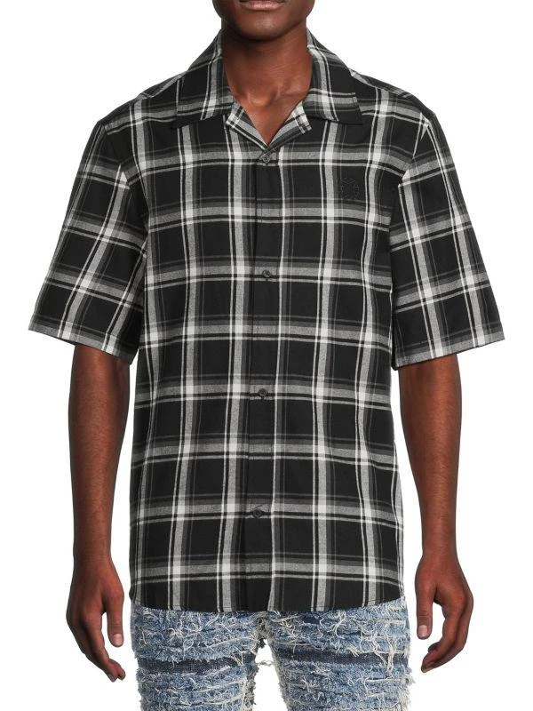 1017 ALYX 9SM Plaid Cotton Camp Shirt 1