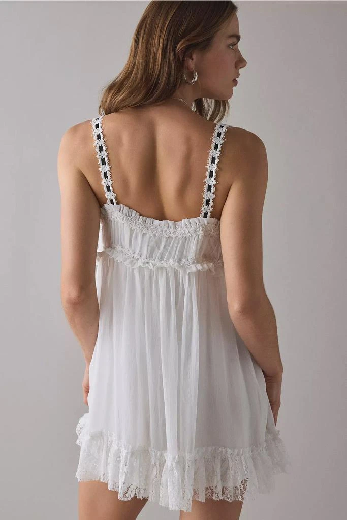 Kimchi Blue Kimchi Blue Adelaide Lace + Ribbon Trim Babydoll Mini Dress 3