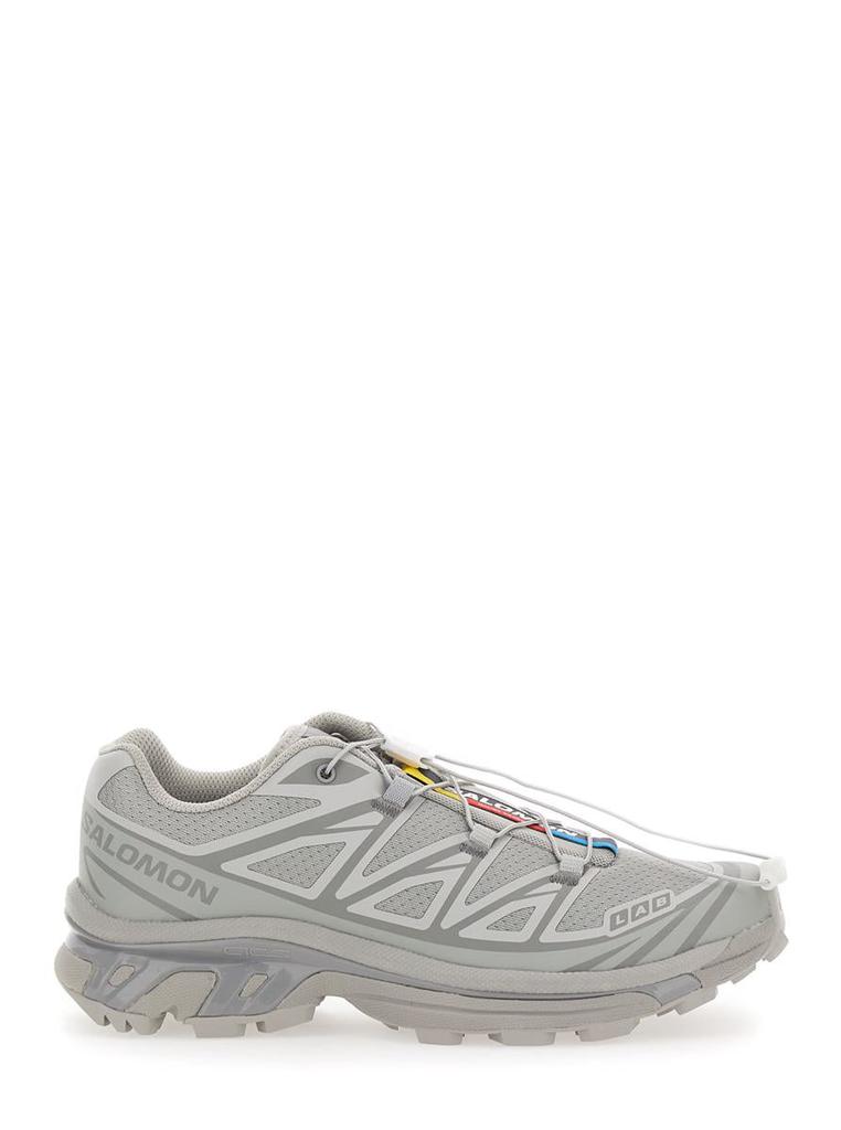 Salomon 
Xt-6
 Grey Sneaker With Logo Applied On The Tongue And Chunky Sole In Fabric Unisex