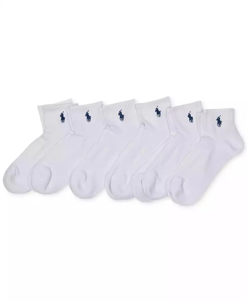 Ralph Lauren Women's 6-Pk. Cushion Quarter Socks