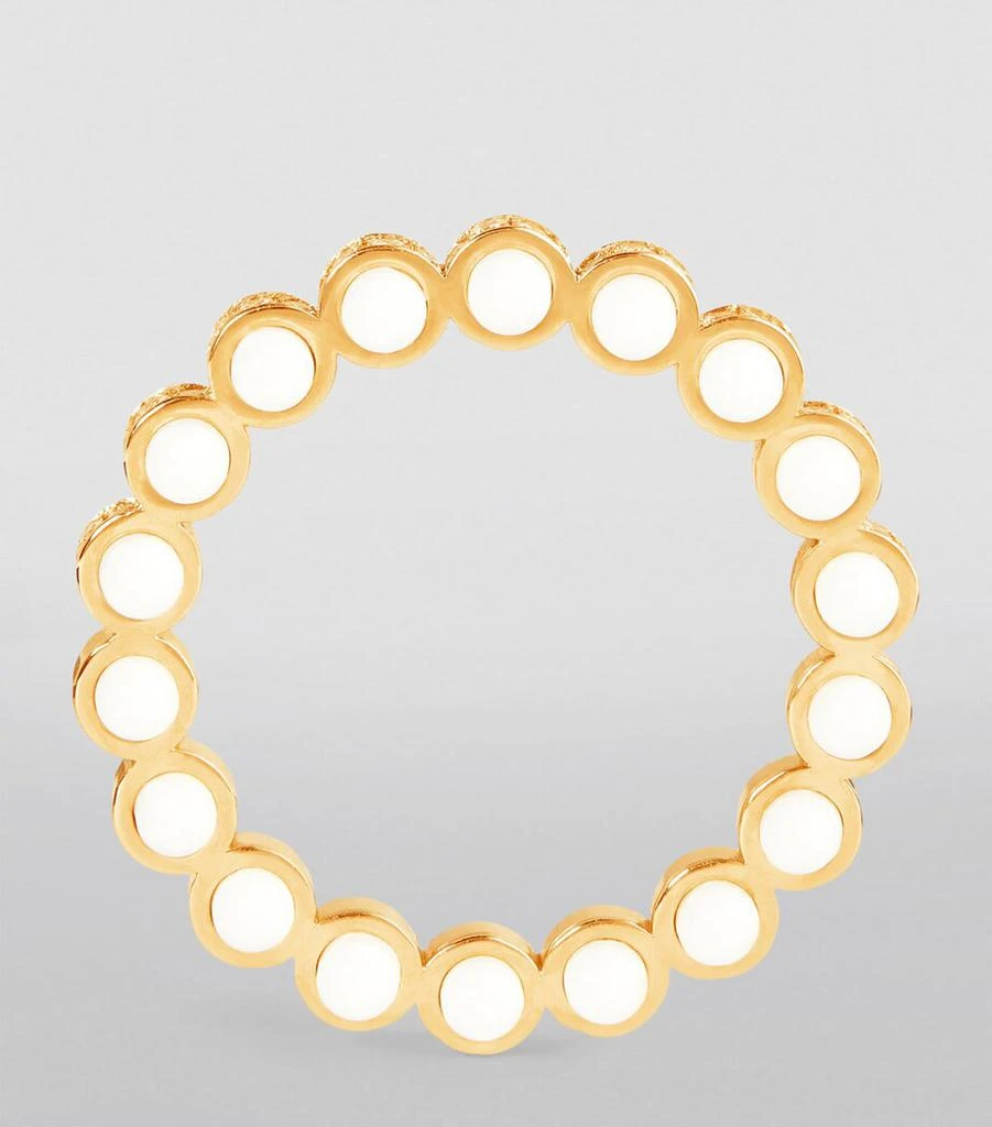 L'ATELIER NAWBAR Yellow Gold, Diamond and Enamel The Hydrogen Ring 2