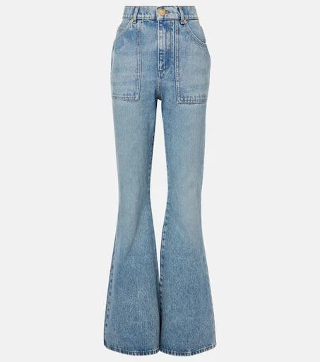 Balmain High-waisted flared jeans 1