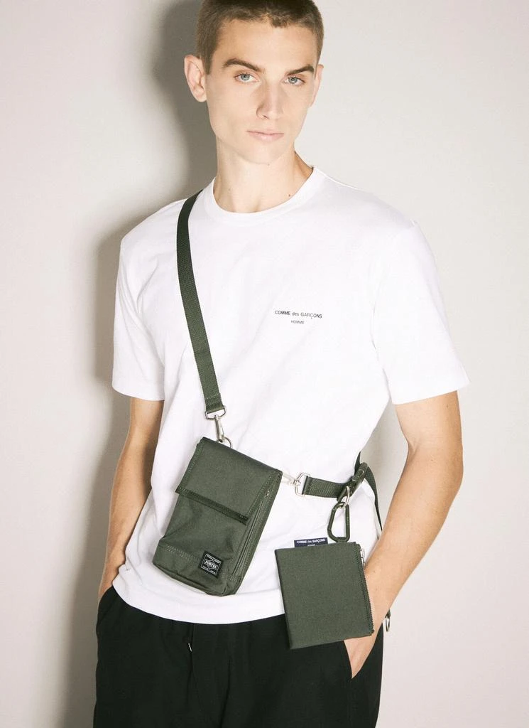 Comme des Garcons Logo Patch Crossbody Bag 1