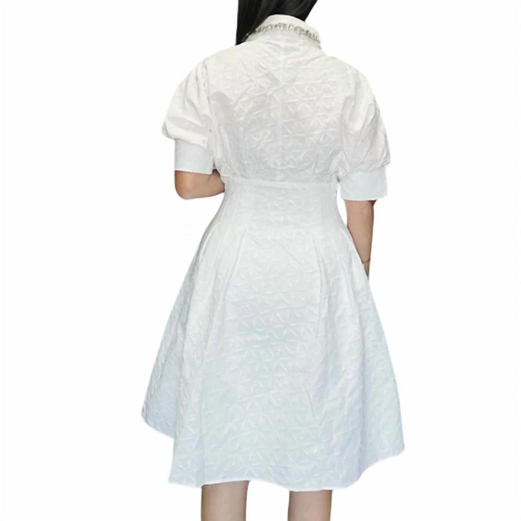 Gracia Gracia - Diamond Button Down Dress