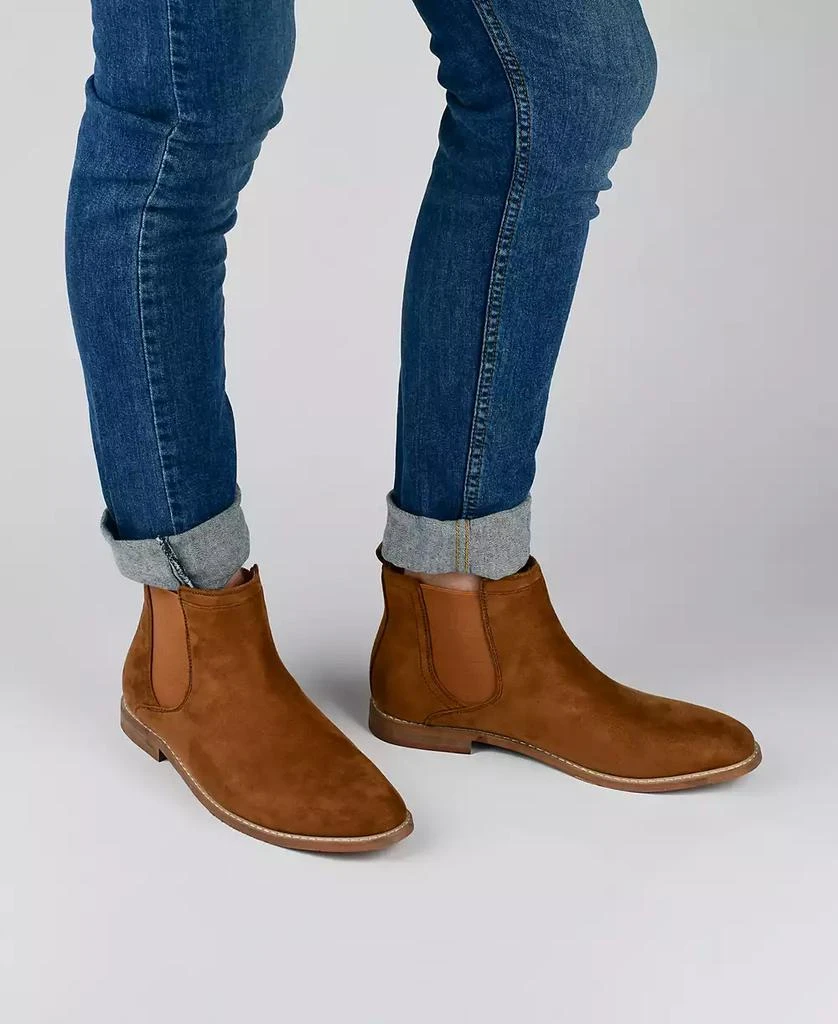 Vance Co. Men's Marshall Tru Comfort Foam Pull-On Round Toe Chelsea Boots 6