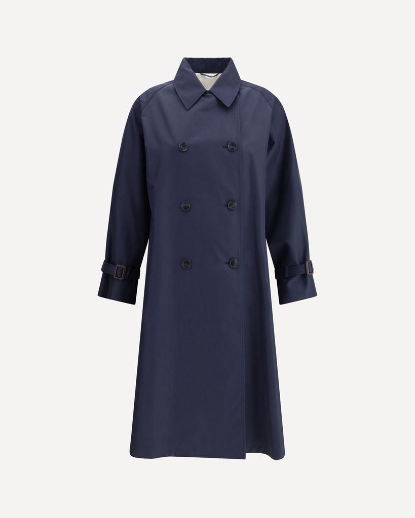 【送料&関税込】Weekend Max Mara Elodia Trench Coat Water-repellent gabardine double-breasted trench coat, beige