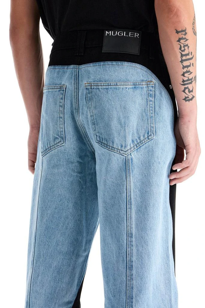 Mugler Two-tone Denim Jeans 4