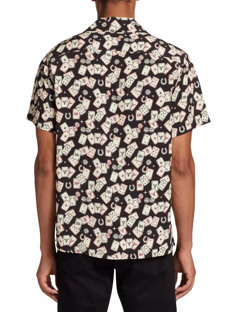 Midnight Rodeo Persistance of Memory Gambler Printed Camp Shirt 5