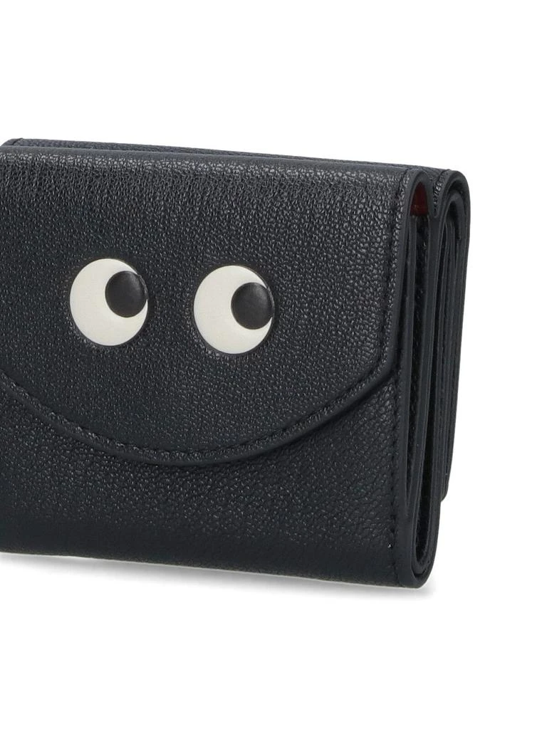 Anya Hindmarch "Eyes" Tri-Fold Wallet – Black 5