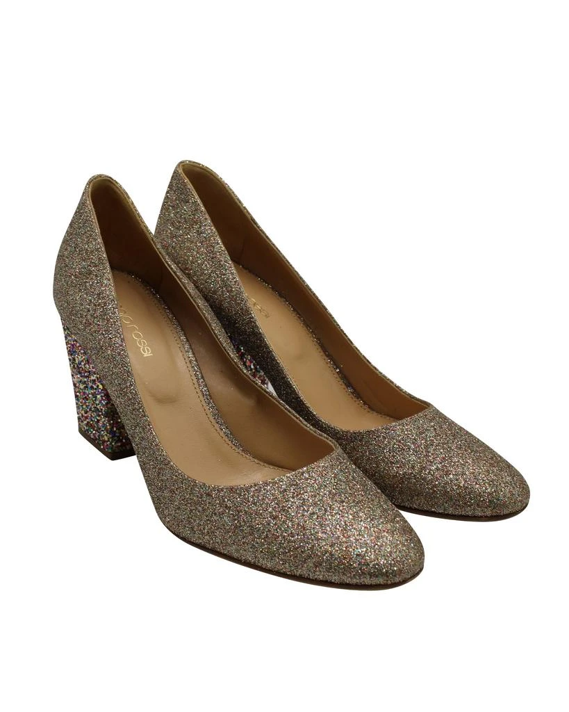 Sergio Rossi Glitter Pumps in Multicolor Leather 3
