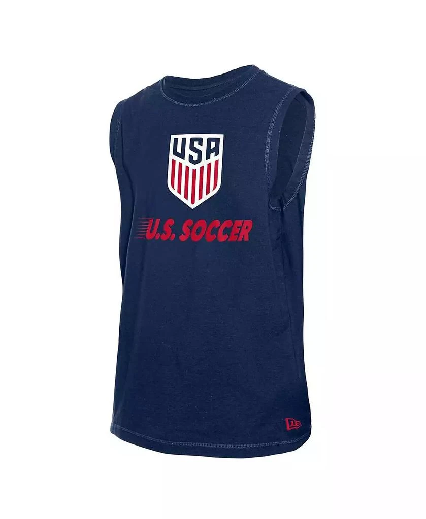 5th & Ocean Men's Navy USMNT Sleeveless Leisure T-Shirt 3
